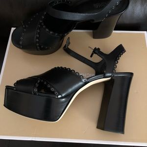 jessie leather platform sandal